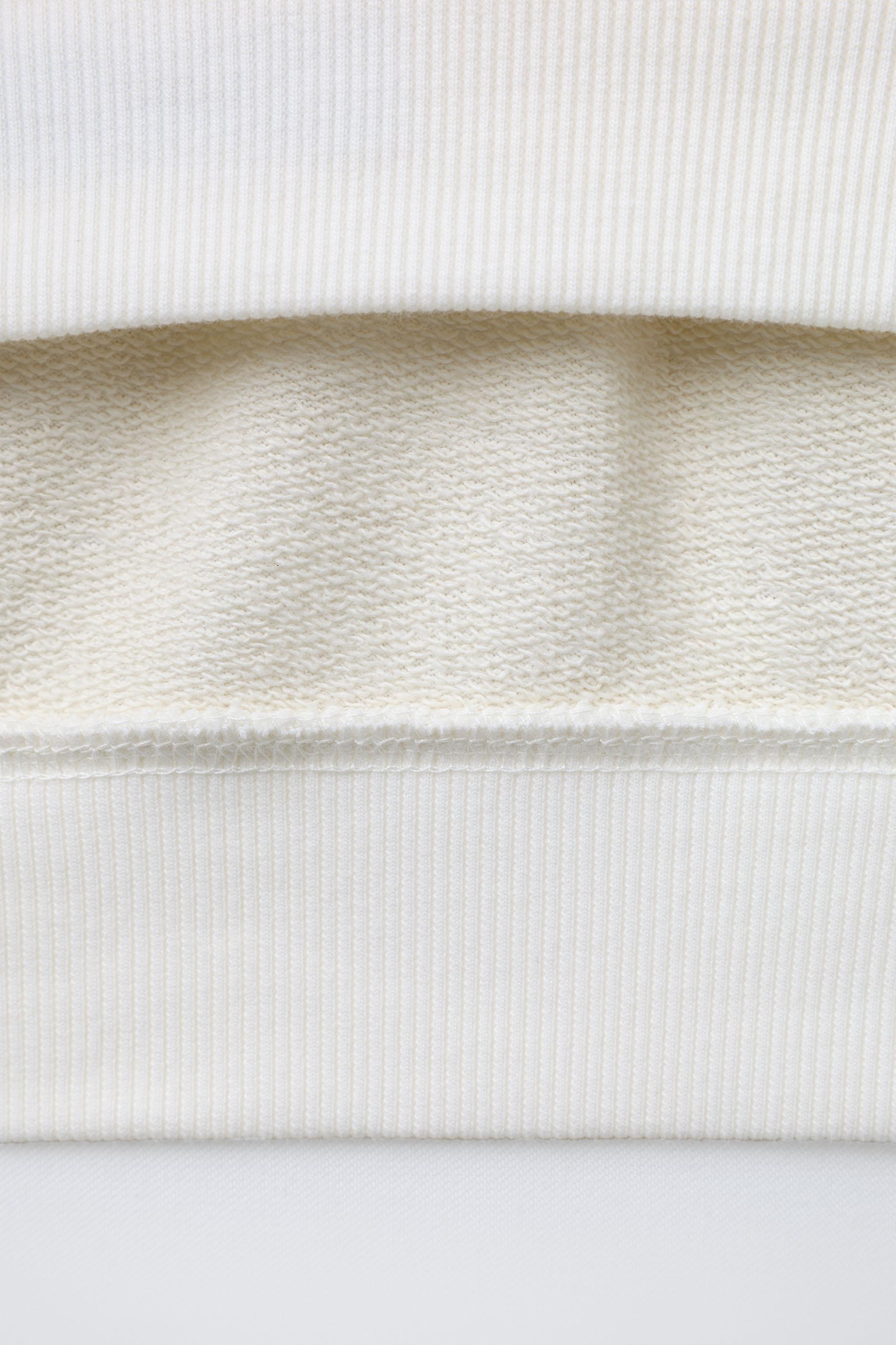 SHORT SLEEVE CAN PRINT SWEATSHIRT